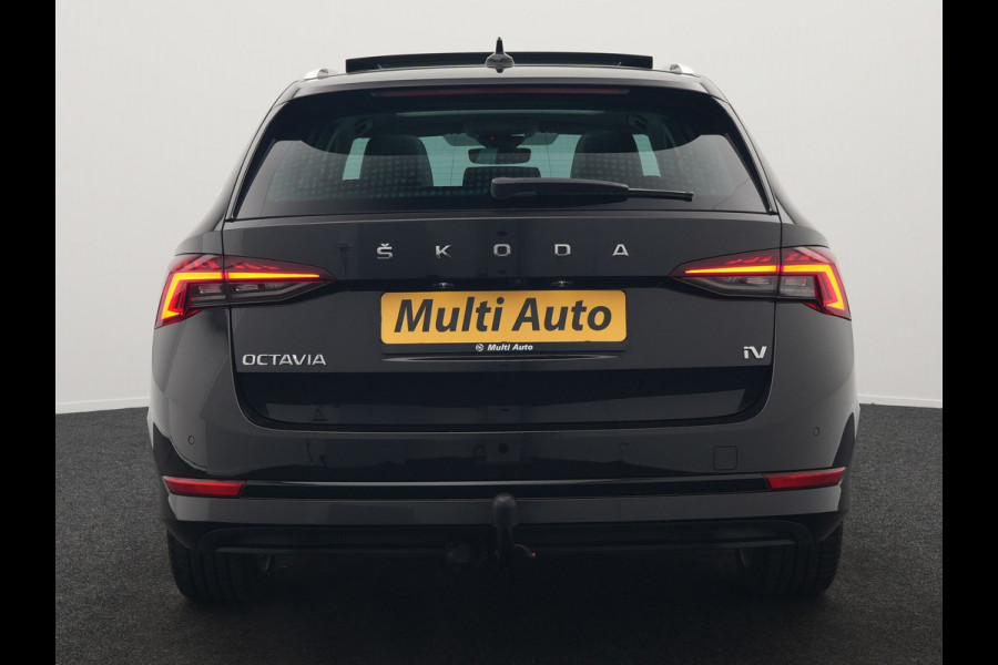 Škoda Octavia Combi 1.4 TSI iV Business Edition Plus Plug In Hybrid 204pk Dealer O.H. PHEV | Trekhaak | Adaptive Cruise | Canton Audio | Alcantara Sportstoelen Memory & Verwarmd | Apple Carplay | Sfeerverlichting | Stuur Verwarmd | Virtual | Navigatie | Keyless |