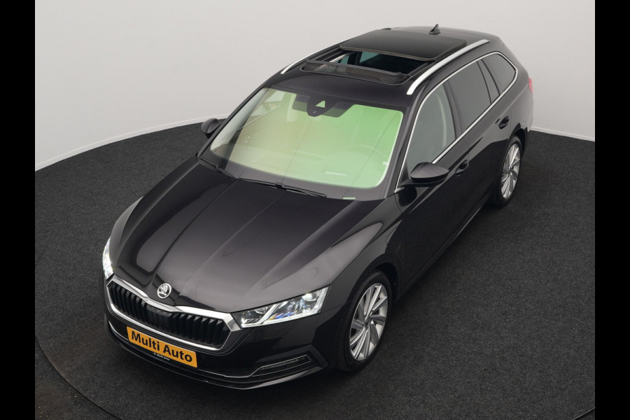 Škoda Octavia Combi 1.4 TSI iV Business Edition Plus Plug In Hybrid 204pk Dealer O.H. PHEV | Trekhaak | Adaptive Cruise | Canton Audio | Alcantara Sportstoelen Memory & Verwarmd | Apple Carplay | Sfeerverlichting | Stuur Verwarmd | Virtual | Navigatie | Keyless |