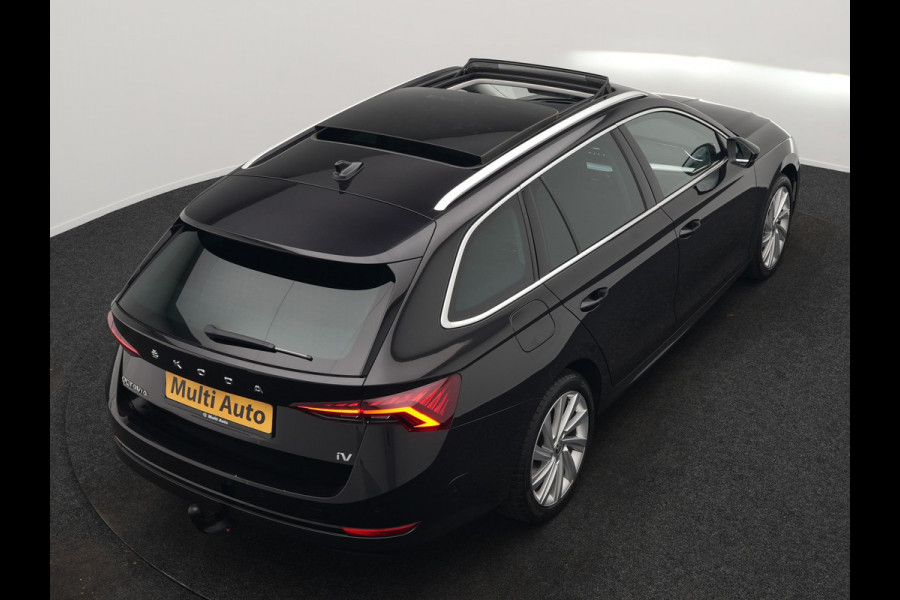 Škoda Octavia Combi 1.4 TSI iV Business Edition Plus Plug In Hybrid 204pk Dealer O.H. PHEV | Trekhaak | Adaptive Cruise | Canton Audio | Alcantara Sportstoelen Memory & Verwarmd | Apple Carplay | Sfeerverlichting | Stuur Verwarmd | Virtual | Navigatie | Keyless |
