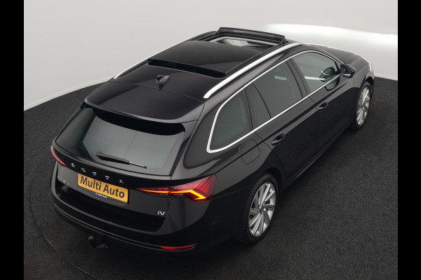 Škoda Octavia Combi 1.4 TSI iV Business Edition Plus Plug In Hybrid 204pk Dealer O.H. PHEV | Trekhaak | Adaptive Cruise | Canton Audio | Alcantara Sportstoelen Memory & Verwarmd | Apple Carplay | Sfeerverlichting | Stuur Verwarmd | Virtual | Navigatie | Keyless |