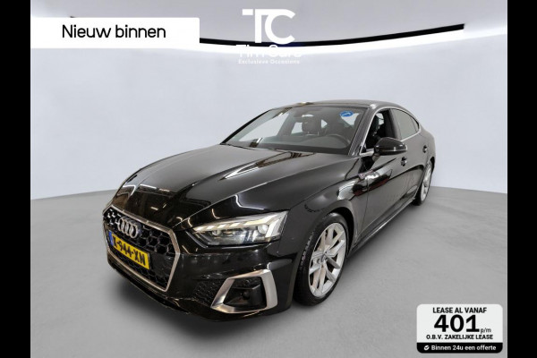 Audi A5 Sportback 40 TFSI S edition Automaat | Trekhaak uitklapbaar | LED verlichting | Climate & cruise control | Achteruitrijcamera |