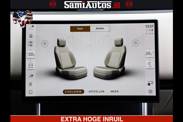 Land Rover Range Rover P550e | NIGHT | GARANTIE TOT 14-03-2029 | HEAD-UP | ACHTERAS BESTURING | SOFT CLOSE | PHEV | 23 INCH VELGEN | PANORAMADAK | STUURVERWARMING | STOEL KOELING | Fabrieksgarantie tot 14-03-2029 – Geniet van gemoedsrust met uitgebreide dekking tot deze datum. GZK-71-D