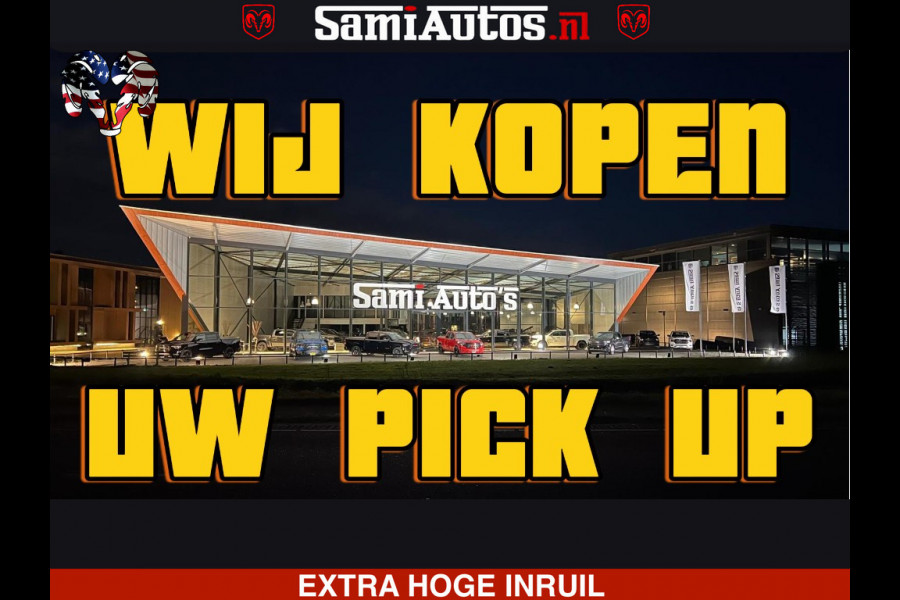 Dodge Ram 1500 Limited Night High Output 540HP 706Nm | Massage + Full Option | De Meest Luxe en Volle Pick-Up in zijn Klasse | Comfortabele Dubbele Cabine met Royale 5 Zitplaatsen | BPM vrij | Nu Leverbaar uit Voorraad | Voorraad Nr 2356 - 0990