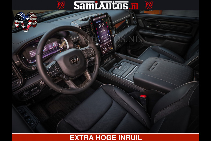 Dodge Ram 1500 Limited Night High Output 540HP 706Nm | Massage + Full Option | De Meest Luxe en Volle Pick-Up in zijn Klasse | Comfortabele Dubbele Cabine met Royale 5 Zitplaatsen | BPM vrij | Nu Leverbaar uit Voorraad | Voorraad Nr 2320 - 5138