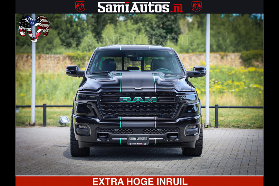 Dodge Ram 1500 Limited Night High Output 540HP 706Nm | Massage + Full Option | De Meest Luxe en Volle Pick-Up in zijn Klasse | Comfortabele Dubbele Cabine met Royale 5 Zitplaatsen | BPM vrij | Nu Leverbaar uit Voorraad | Voorraad Nr 2320 - 5138