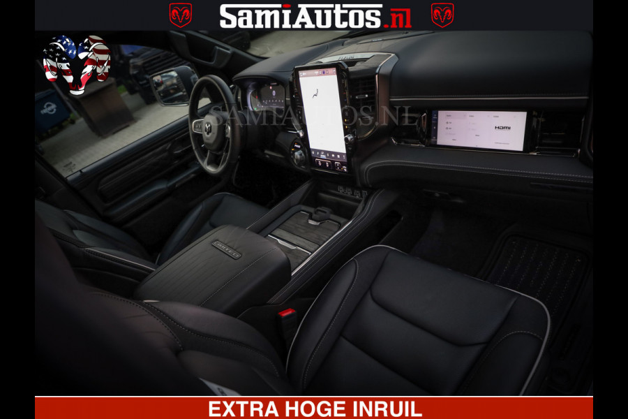 Dodge Ram 1500 Limited Night High Output 540HP 706Nm | Massage + Full Option | De Meest Luxe en Volle Pick-Up in zijn Klasse | Comfortabele Dubbele Cabine met Royale 5 Zitplaatsen | BPM vrij | Nu Leverbaar uit Voorraad | Voorraad Nr 2320 - 5138
