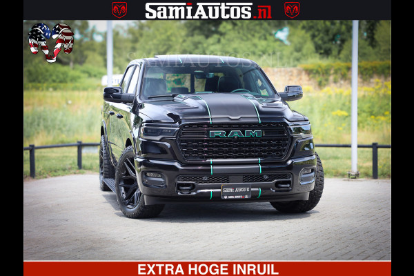 Dodge Ram 1500 Limited Night High Output 540HP 706Nm | Massage + Full Option | De Meest Luxe en Volle Pick-Up in zijn Klasse | Comfortabele Dubbele Cabine met Royale 5 Zitplaatsen | BPM vrij | Nu Leverbaar uit Voorraad | Voorraad Nr 2320 - 5138