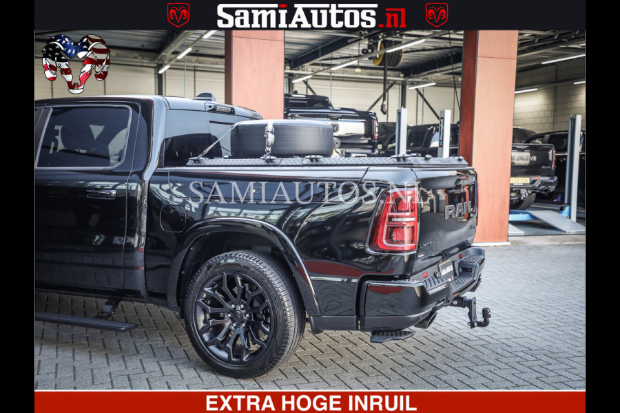 Dodge Ram 1500 Limited Night High Output 540HP 706Nm | Massage + Full Option | De Meest Luxe en Volle Pick-Up in zijn Klasse | Comfortabele Dubbele Cabine met Royale 5 Zitplaatsen | BPM vrij | Nu Leverbaar uit Voorraad | Voorraad Nr 2320 - 5138