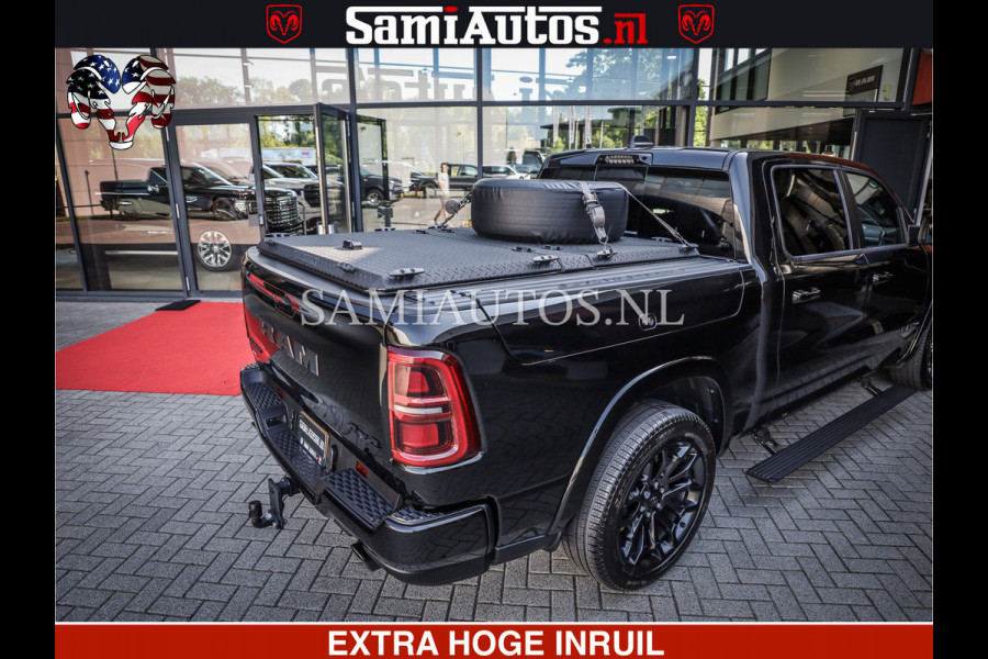 Dodge Ram 1500 Limited Night High Output 540HP 706Nm | Massage + Full Option | De Meest Luxe en Volle Pick-Up in zijn Klasse | Comfortabele Dubbele Cabine met Royale 5 Zitplaatsen | BPM vrij | Nu Leverbaar uit Voorraad | Voorraad Nr 2320 - 5138