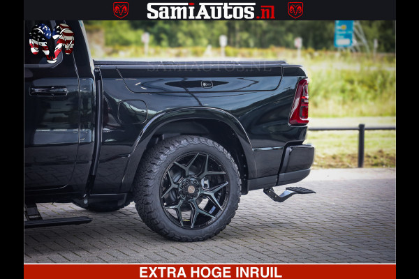 Dodge Ram 1500 Limited Night High Output 540HP 706Nm | Massage + Full Option | De Meest Luxe en Volle Pick-Up in zijn Klasse | Comfortabele Dubbele Cabine met Royale 5 Zitplaatsen | BPM vrij | Nu Leverbaar uit Voorraad | Voorraad Nr 2326 - 5169