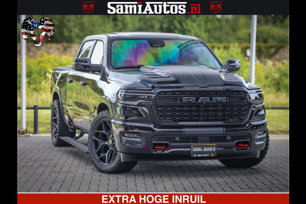 Dodge Ram 1500 Limited Night H.O 540HP 706Nm | Massage + Full Option | De Meest Luxe en Volle Pick-Up in zijn Klasse | Comfortabele Dubbele Cabine met Royale 5 Zitplaatsen | BPM vrij | Nu Leverbaar uit Voorraad | Voorraad Nr 2349 -  5159