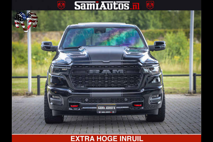 Dodge Ram 1500 Limited Night H.O 540HP 706Nm | Massage + Full Option | De Meest Luxe en Volle Pick-Up in zijn Klasse | Comfortabele Dubbele Cabine met Royale 5 Zitplaatsen | BPM vrij | Nu Leverbaar uit Voorraad | Voorraad Nr 2349 -  5159