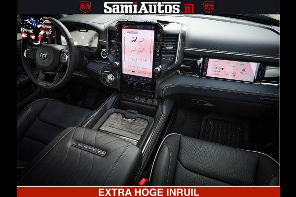Dodge Ram 1500 Limited Night H.O 540HP 706Nm | Massage + Full Option | De Meest Luxe en Volle Pick-Up in zijn Klasse | Comfortabele Dubbele Cabine met Royale 5 Zitplaatsen | BPM vrij | Nu Leverbaar uit Voorraad | Voorraad Nr 2349 -  5159