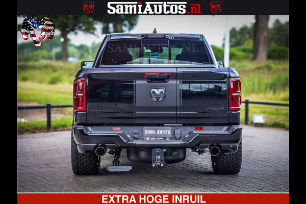 Dodge Ram 1500 Limited Night H.O 540HP 706Nm | Massage + Full Option | De Meest Luxe en Volle Pick-Up in zijn Klasse | Comfortabele Dubbele Cabine met Royale 5 Zitplaatsen | BPM vrij | Nu Leverbaar uit Voorraad | Voorraad Nr 2349 -  5159