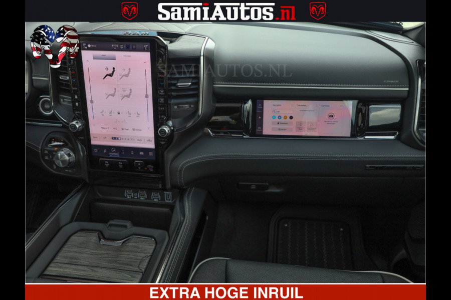 Dodge Ram 1500 Limited Night H.O 540HP 706Nm | Massage + Full Option | De Meest Luxe en Volle Pick-Up in zijn Klasse | Comfortabele Dubbele Cabine met Royale 5 Zitplaatsen | BPM vrij | Nu Leverbaar uit Voorraad | Voorraad Nr 2349 -  5159
