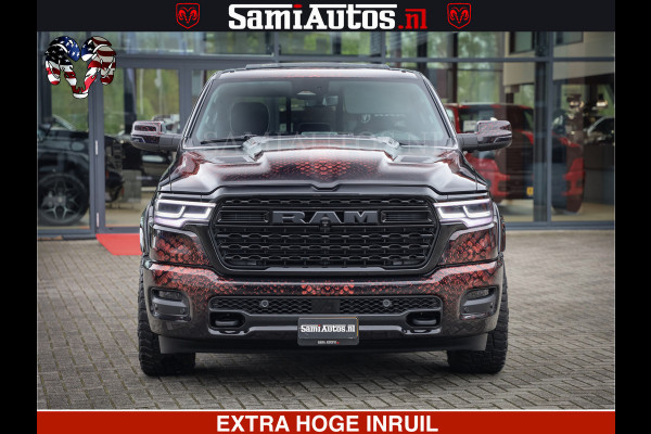 Dodge Ram COBRA EDITION | 1500 Limited Night High Output 540HP 706Nm | Massage + Full Option | De Meest Luxe en Volle Pick-Up in zijn Klas Comfortabele Dubbele Cabine met Royale 5 Zitplaatsen | BPM vrij | Nu Leverbaar uit Voorraad | Voorraad Nr 2292 - 5178 | Cobra package is meerprijs |