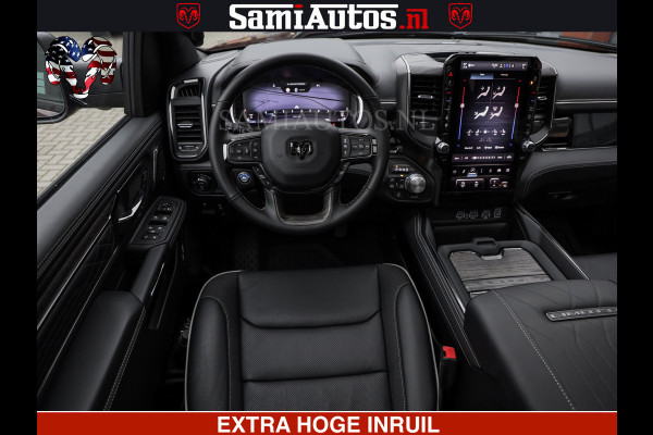 Dodge Ram COBRA EDITION | 1500 Limited Night High Output 540HP 706Nm | Massage + Full Option | De Meest Luxe en Volle Pick-Up in zijn Klas Comfortabele Dubbele Cabine met Royale 5 Zitplaatsen | BPM vrij | Nu Leverbaar uit Voorraad | Voorraad Nr 2292 - 5178 | Cobra package is meerprijs |
