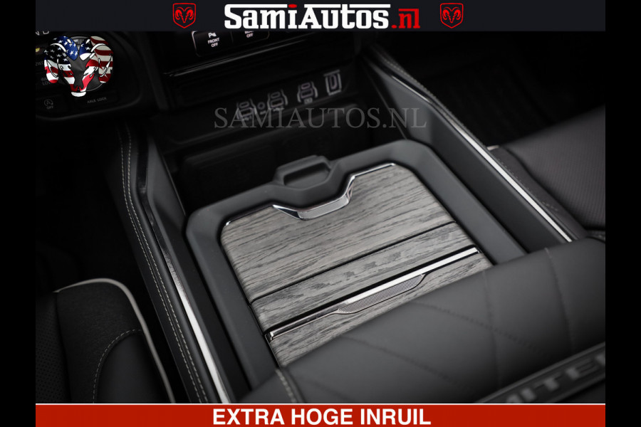 Dodge Ram COBRA EDITION | 1500 Limited Night High Output 540HP 706Nm | Massage + Full Option | De Meest Luxe en Volle Pick-Up in zijn Klas Comfortabele Dubbele Cabine met Royale 5 Zitplaatsen | BPM vrij | Nu Leverbaar uit Voorraad | Voorraad Nr 2292 - 5178 | Cobra package is meerprijs |