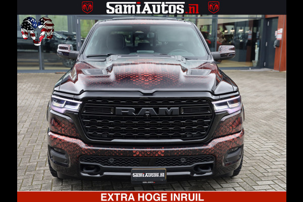 Dodge Ram COBRA EDITION | 1500 Limited Night High Output 540HP 706Nm | Massage + Full Option | De Meest Luxe en Volle Pick-Up in zijn Klas Comfortabele Dubbele Cabine met Royale 5 Zitplaatsen | BPM vrij | Nu Leverbaar uit Voorraad | Voorraad Nr 2292 - 5178 | Cobra package is meerprijs |