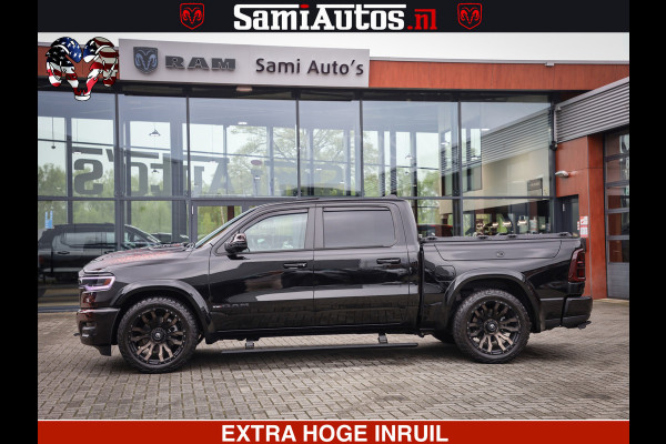 Dodge Ram COBRA EDITION | 1500 Limited Night High Output 540HP 706Nm | Massage + Full Option | De Meest Luxe en Volle Pick-Up in zijn Klas Comfortabele Dubbele Cabine met Royale 5 Zitplaatsen | BPM vrij | Nu Leverbaar uit Voorraad | Voorraad Nr 2292 - 5178 | Cobra package is meerprijs |