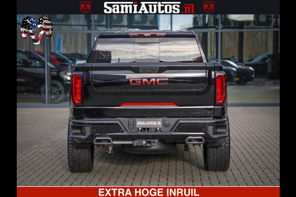 GMC Sierra AT4 6.2 V8 4X4 | VIRTUAL COCKPIT | HUD | BOM VOL | DC | RAM DEALER NEDERLAND | Dubbele Cabine met Royale 5 Zitplaatsen | BPM vrij | Nu Leverbaar uit Voorraad | Voorraad Nr 248378 |
