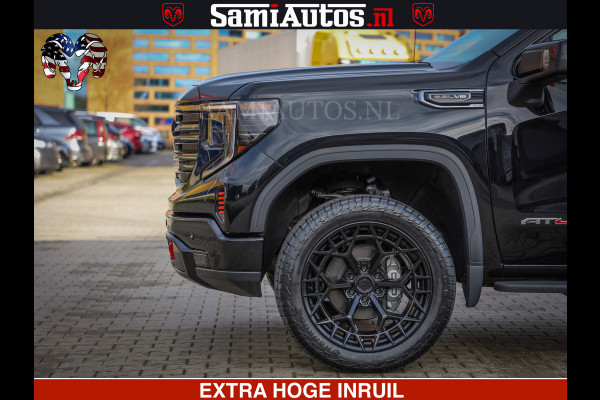 GMC Sierra AT4 6.2 V8 4X4 | VIRTUAL COCKPIT | HUD | BOM VOL | DC | RAM DEALER NEDERLAND | Dubbele Cabine met Royale 5 Zitplaatsen | BPM vrij | Nu Leverbaar uit Voorraad | Voorraad Nr 248378 |