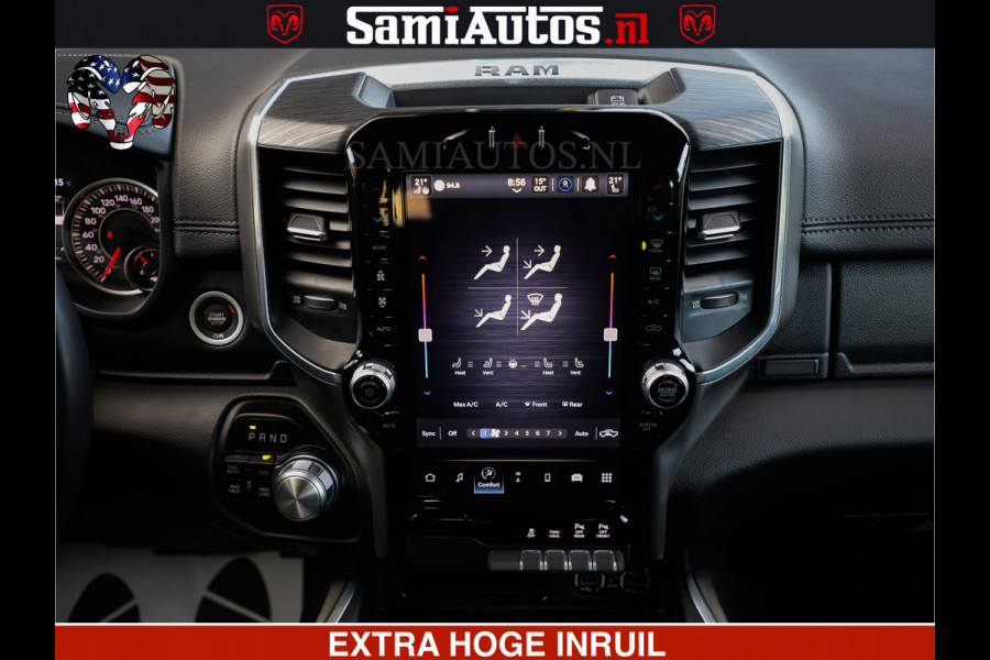 Dodge Ram 1500 Laramie 5.7 V8 4x4 Crew Cab DC | PANO DAK | 12' Grootscherm | Comfortabele Dubbele Cabine met Royale 5 Zitplaatsen | Voorraad Nr 2502 - 41254