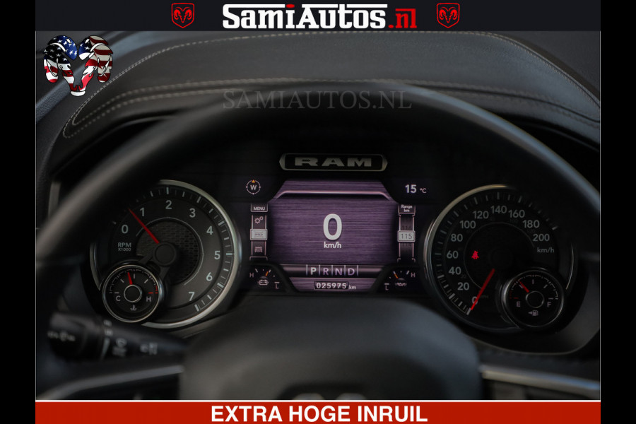 Dodge Ram 1500 Laramie 5.7 V8 4x4 Crew Cab DC | PANO DAK | 12' Grootscherm | Comfortabele Dubbele Cabine met Royale 5 Zitplaatsen | Voorraad Nr 2502 - 41254