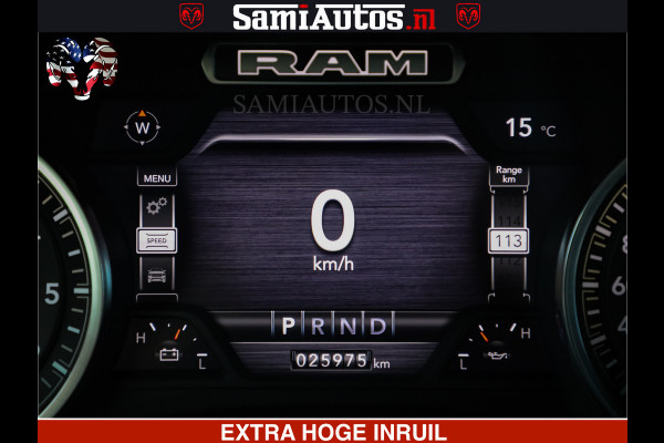 Dodge Ram 1500 Laramie 5.7 V8 4x4 Crew Cab DC | PANO DAK | 12' Grootscherm | Comfortabele Dubbele Cabine met Royale 5 Zitplaatsen | Voorraad Nr 2502 - 41254