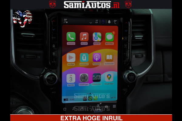 Dodge Ram 1500 Laramie Sport 5.7 V8 HEMI 402PK 4x4 | Panorama dak | 12' Scherm |Granite Crystal Metallic | Crew Cab | 5 Persoons | Dubbele Cabine | DC | VOORRAAD NR 2522 - 41248 |