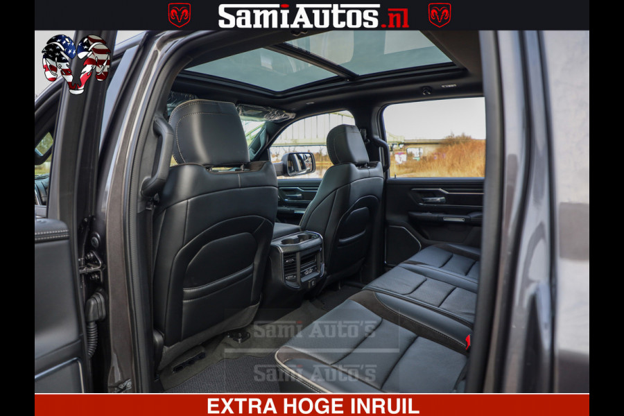 Dodge Ram 1500 Laramie Sport 5.7 V8 HEMI 402PK 4x4 | Panorama dak | 12' Scherm |Granite Crystal Metallic | Crew Cab | 5 Persoons | Dubbele Cabine | DC | VOORRAAD NR 2522 - 41248 |