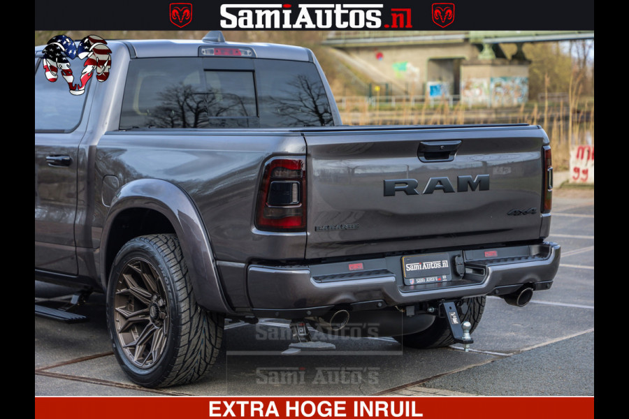 Dodge Ram 1500 Laramie Sport 5.7 V8 HEMI 402PK 4x4 | Panorama dak | 12' Scherm |Granite Crystal Metallic | Crew Cab | 5 Persoons | Dubbele Cabine | DC | VOORRAAD NR 2522 - 41248 |