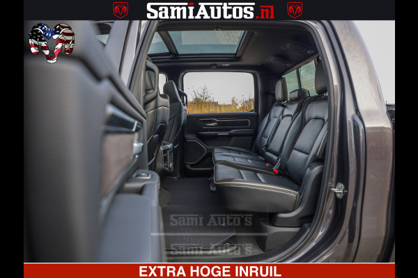 Dodge Ram 1500 Laramie Sport 5.7 V8 HEMI 402PK 4x4 | Panorama dak | 12' Scherm |Granite Crystal Metallic | Crew Cab | 5 Persoons | Dubbele Cabine | DC | VOORRAAD NR 2522 - 41248 |