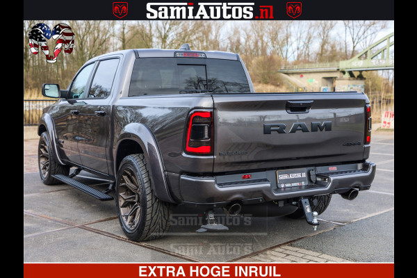 Dodge Ram 1500 Laramie Sport 5.7 V8 HEMI 402PK 4x4 | Panorama dak | 12' Scherm |Granite Crystal Metallic | Crew Cab | 5 Persoons | Dubbele Cabine | DC | VOORRAAD NR 2522 - 41248 |