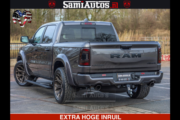 Dodge Ram 1500 Laramie Sport 5.7 V8 HEMI 402PK 4x4 | Panorama dak | 12' Scherm |Granite Crystal Metallic | Crew Cab | 5 Persoons | Dubbele Cabine | DC | VOORRAAD NR 2522 - 41248 |