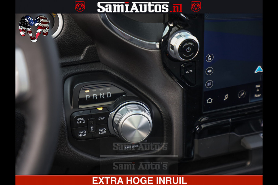 Dodge Ram 1500 Laramie Sport 5.7 V8 HEMI 402PK 4x4 | Panorama dak | 12' Scherm |Granite Crystal Metallic | Crew Cab | 5 Persoons | Dubbele Cabine | DC | VOORRAAD NR 2522 - 41248 |