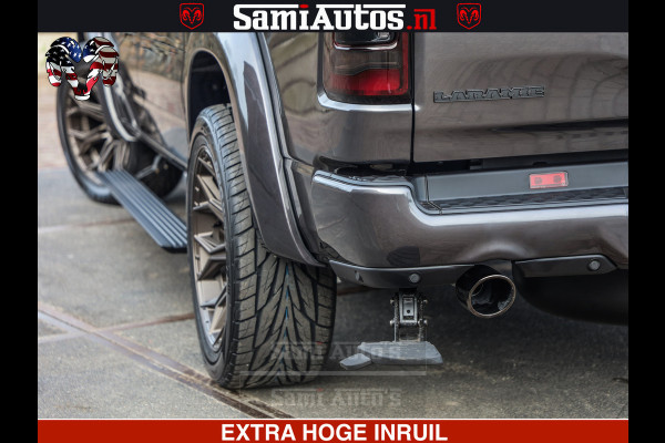 Dodge Ram 1500 Laramie Sport 5.7 V8 HEMI 402PK 4x4 | Panorama dak | 12' Scherm |Granite Crystal Metallic | Crew Cab | 5 Persoons | Dubbele Cabine | DC | VOORRAAD NR 2522 - 41248 |