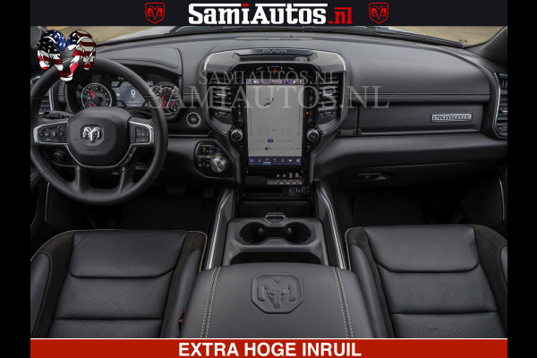 Dodge Ram 1500 Laramie Sport | V8 5,7 402 HP | Krachtige Hemi | Panorama Dak | 12' Scherm | Comfortabele Dubbele Cabine met Royale 5 Zitplaatsen | BPM vrij | Nu Leverbaar uit Voorraad | Voorraad Nr 2527-641273