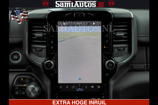 Dodge Ram 1500 Laramie Sport | V8 5,7 402 HP | Krachtige Hemi | Panorama Dak | 12' Scherm | Comfortabele Dubbele Cabine met Royale 5 Zitplaatsen | BPM vrij | Nu Leverbaar uit Voorraad | Voorraad Nr 2527-641273