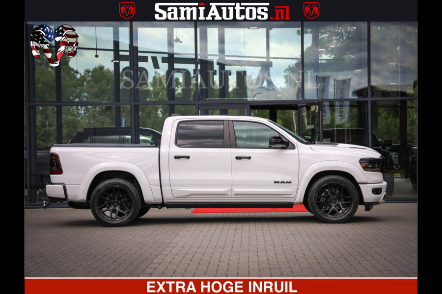 Dodge Ram 1500 Laramie Sport | V8 5,7 402 HP | Krachtige Hemi | Panorama Dak | 12' Scherm | Comfortabele Dubbele Cabine met Royale 5 Zitplaatsen | BPM vrij | Nu Leverbaar uit Voorraad | Voorraad Nr 2527-641273