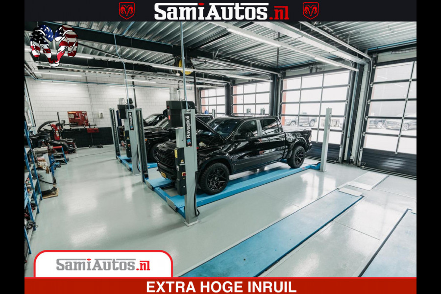 Dodge Ram 1500 Laramie Sport | V8 5,7 402 HP | Krachtige Hemi | Panorama Dak | 12' Scherm | Comfortabele Dubbele Cabine met Royale 5 Zitplaatsen | BPM vrij | Nu Leverbaar uit Voorraad | Voorraad Nr 2527-641273