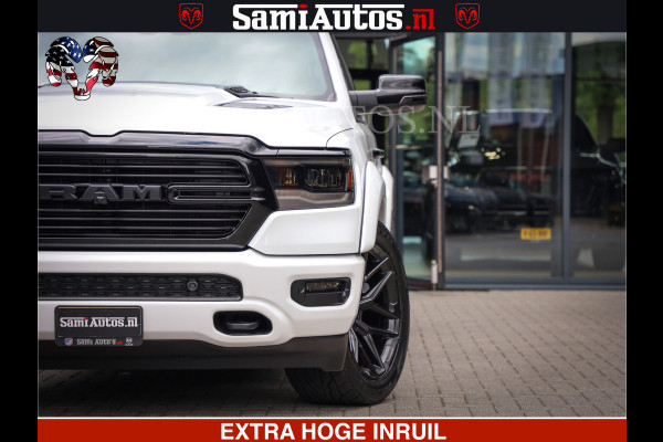 Dodge Ram 1500 Laramie Sport | V8 5,7 402 HP | Krachtige Hemi | Panorama Dak | 12' Scherm | Comfortabele Dubbele Cabine met Royale 5 Zitplaatsen | BPM vrij | Nu Leverbaar uit Voorraad | Voorraad Nr 2527-641273