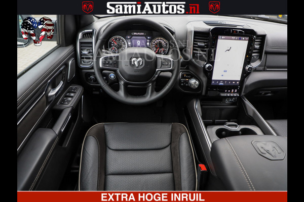 Dodge Ram 1500 Laramie Sport | V8 5,7 402 HP | Krachtige Hemi | Panorama Dak | 12' Scherm | Comfortabele Dubbele Cabine met Royale 5 Zitplaatsen | BPM vrij | Nu Leverbaar uit Voorraad | Voorraad Nr 2527-641273