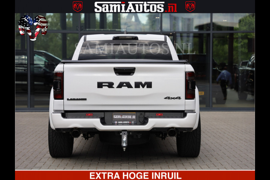 Dodge Ram 1500 Laramie Sport | V8 5,7 402 HP | Krachtige Hemi | Panorama Dak | 12' Scherm | Comfortabele Dubbele Cabine met Royale 5 Zitplaatsen | BPM vrij | Nu Leverbaar uit Voorraad | Voorraad Nr 2527-641273