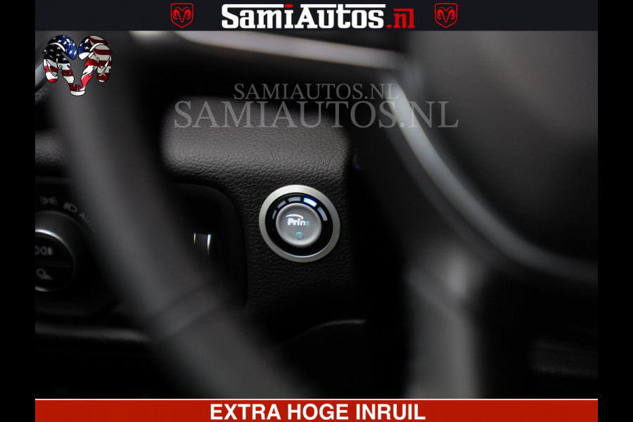 Dodge Ram 1500 Laramie Sport | V8 5,7 402 HP | Krachtige Hemi | Panorama Dak | 12' Scherm | Comfortabele Dubbele Cabine met Royale 5 Zitplaatsen | BPM vrij | Nu Leverbaar uit Voorraad | Voorraad Nr 2527-641273