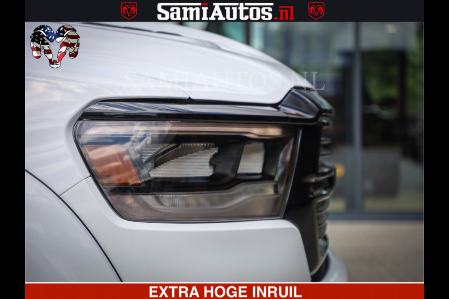 Dodge Ram 1500 Laramie Sport | V8 5,7 402 HP | Krachtige Hemi | Panorama Dak | 12' Scherm | Comfortabele Dubbele Cabine met Royale 5 Zitplaatsen | BPM vrij | Nu Leverbaar uit Voorraad | Voorraad Nr 2527-641273