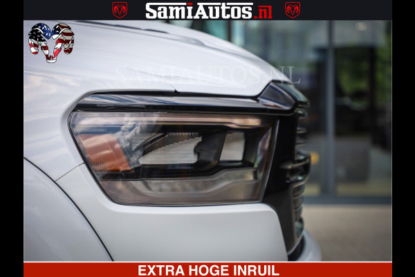 Dodge Ram 1500 Laramie Sport | V8 5,7 402 HP | Krachtige Hemi | Panorama Dak | 12' Scherm | Comfortabele Dubbele Cabine met Royale 5 Zitplaatsen | BPM vrij | Nu Leverbaar uit Voorraad | Voorraad Nr 2527-641273