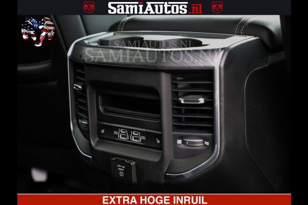 Dodge Ram 1500 Laramie Sport | V8 5,7 402 HP | Krachtige Hemi | Panorama Dak | 12' Scherm | Comfortabele Dubbele Cabine met Royale 5 Zitplaatsen | BPM vrij | Nu Leverbaar uit Voorraad | Voorraad Nr 2527-641273