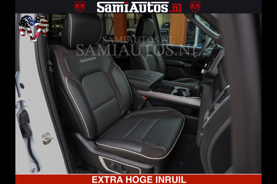 Dodge Ram 1500 Laramie Sport | V8 5,7 402 HP | Krachtige Hemi | Panorama Dak | 12' Scherm | Comfortabele Dubbele Cabine met Royale 5 Zitplaatsen | BPM vrij | Nu Leverbaar uit Voorraad | Voorraad Nr 2527-641273