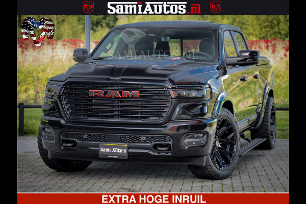 Dodge Ram 1500 Night Premium | Full Option | De Meest Luxe Pick-Up in zijn Klasse | Comfortabele Dubbele Cabine met Royale 5 Zitplaatsen | BPM vrij | Nu Leverbaar uit Voorraad | Voorraad Nr 2200 - 0886